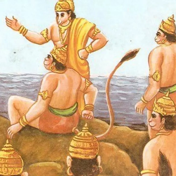 Jambavan, Hanuman, Angada